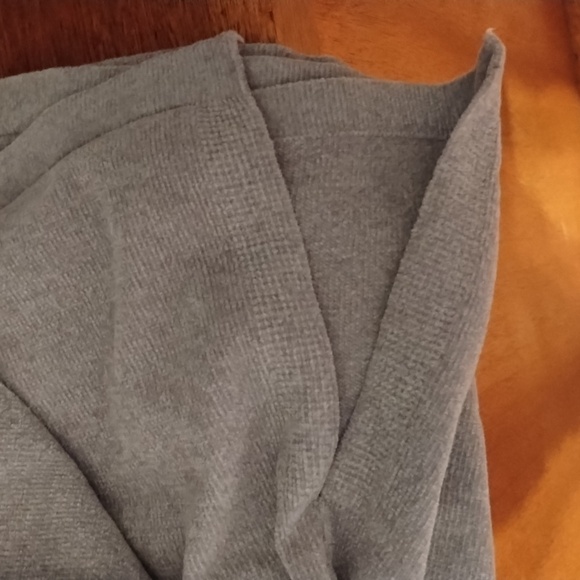 NWT Wynne Lounge gray velour button down cardigan Sz PL - Picture 9 of 12